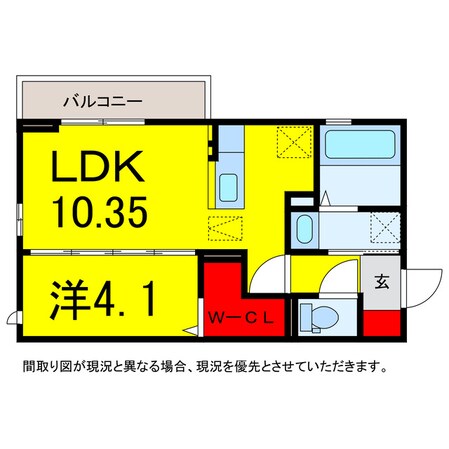 京成臼井駅 徒歩10分 1階の物件間取画像